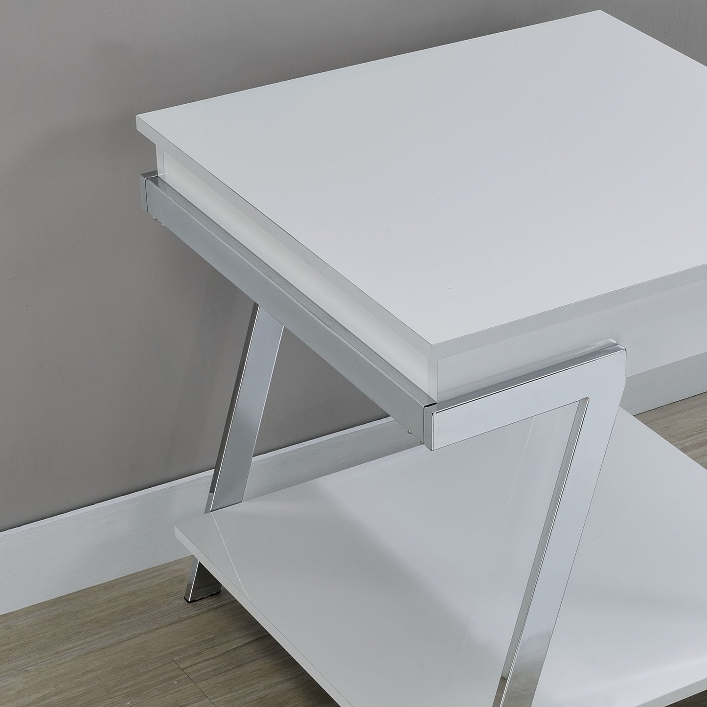 Zena - End Tables - White - Hornell Furniture Outlet