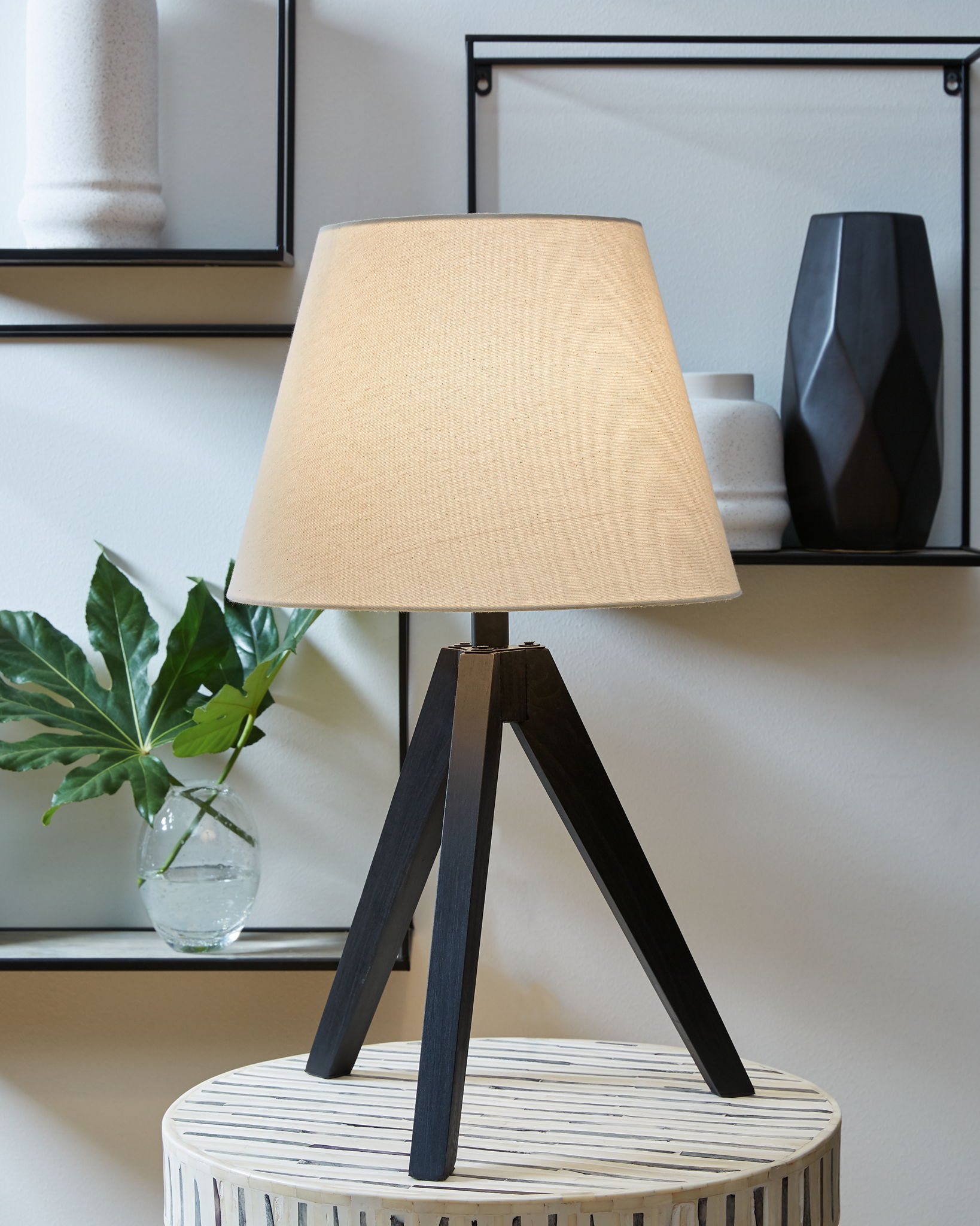 Laifland - Wood Table Lamp (Set of 2) - Hornell Furniture Outlet