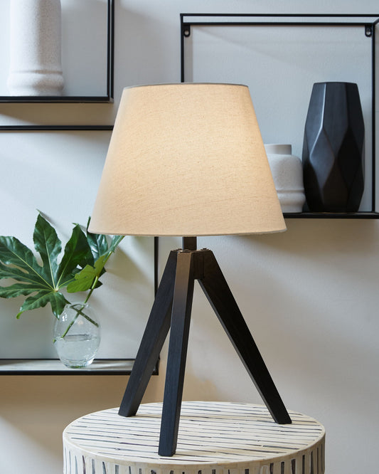 Laifland - Wood Table Lamp (Set of 2) - Hornell Furniture Outlet