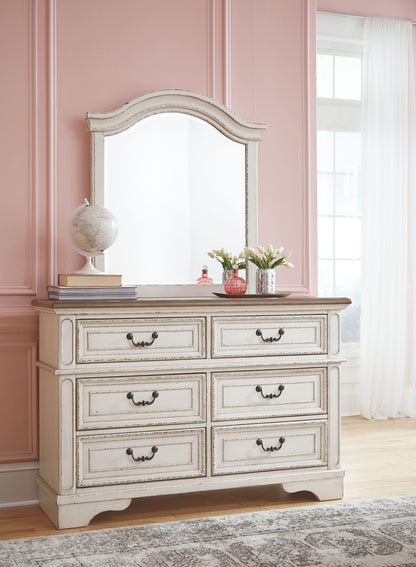 Realyn - Dresser, Mirror - Hornell Furniture Outlet