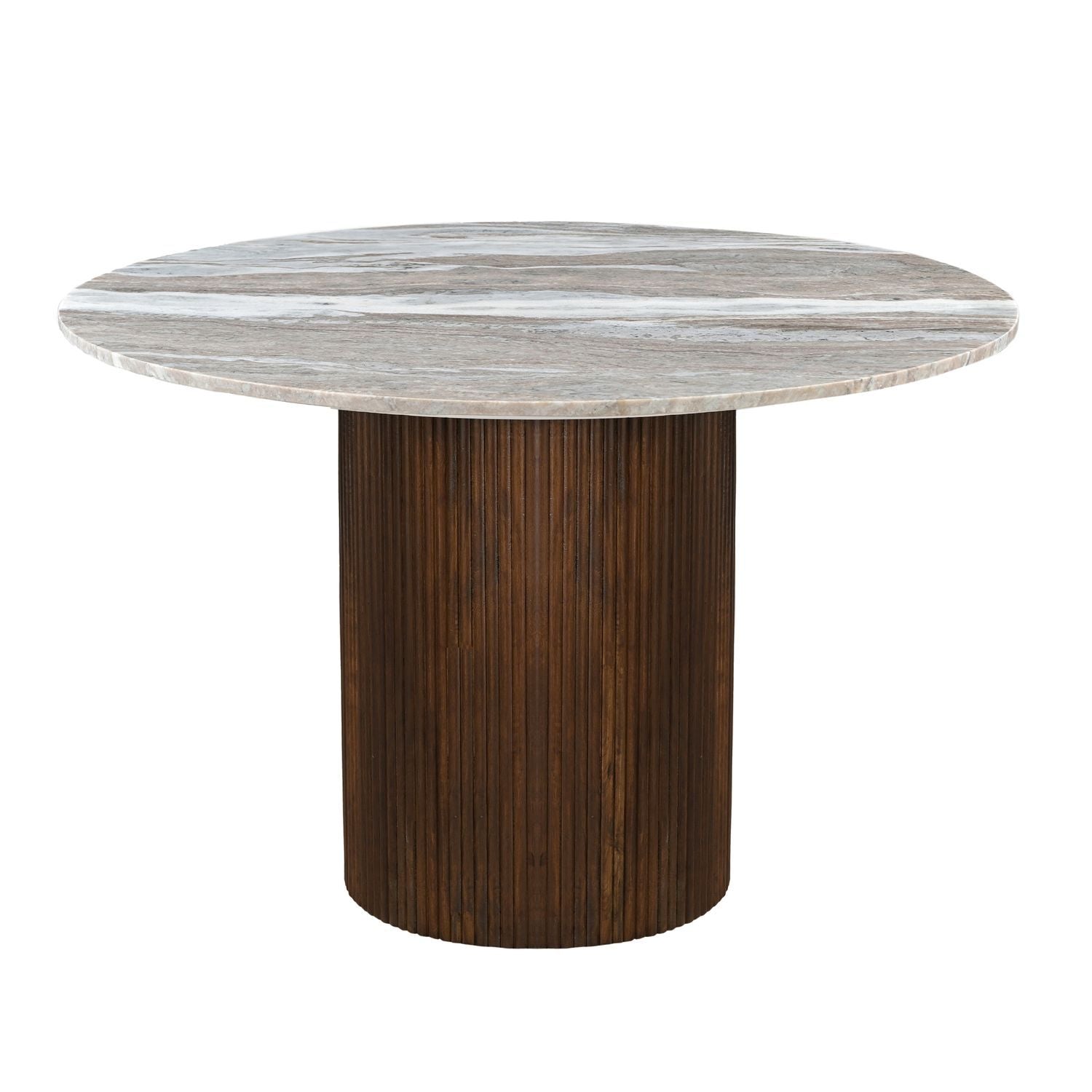 Kaleidoscope - Pedestal Table - Brown - Hornell Furniture Outlet