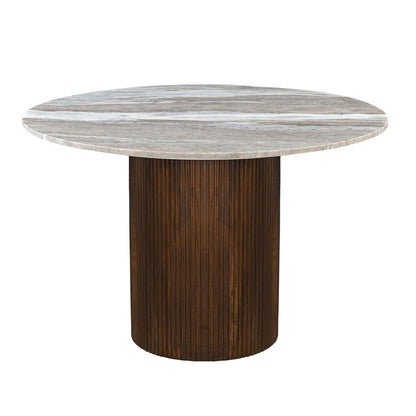 Kaleidoscope - Pedestal Table - Brown - Hornell Furniture Outlet