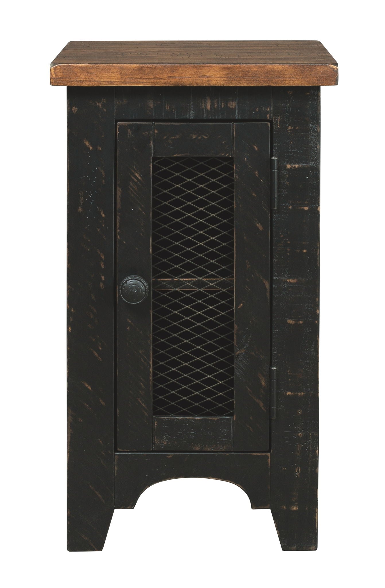 Valebeck - Black / Brown - Chair Side End Table - Hornell Furniture Outlet