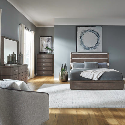 Cascade Falls - 5 Drawer Chest - Satin Espresso - Hornell Furniture Outlet