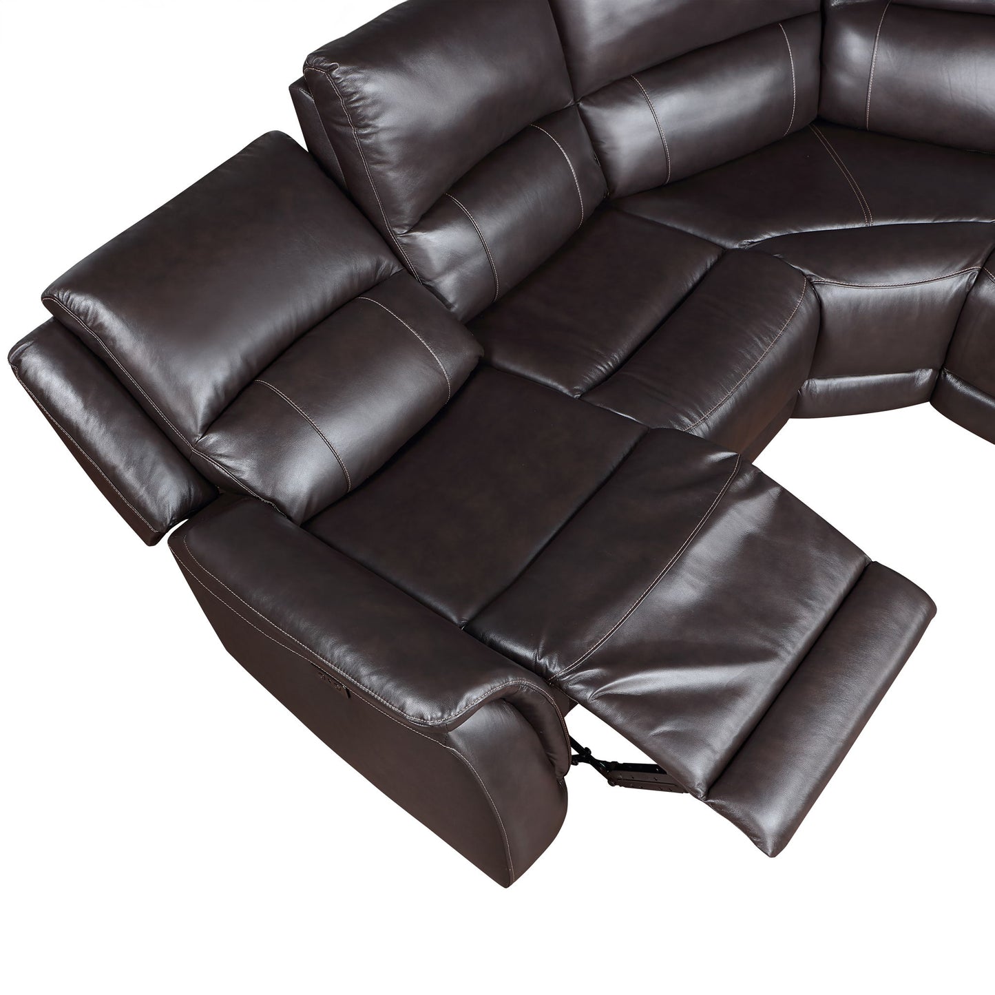 Alexandria - Leather Power Sectional - Hornell Furniture Outlet