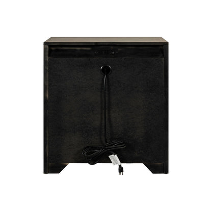 Proximity Place - Nightstand With Charging Station - Brown - Hornell Furniture Outlet