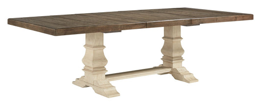 Bolanburg - Brown / Beige - Extension Dining Table - Hornell Furniture Outlet