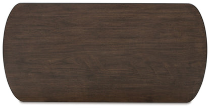 Korestone - Dark Brown - Lift Top Cocktail Table - Hornell Furniture Outlet