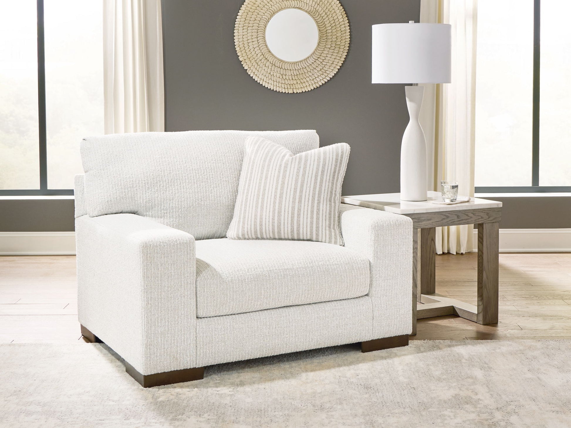 Hartside - Chair And A Half - Frosted - Hornell Furniture Outlet