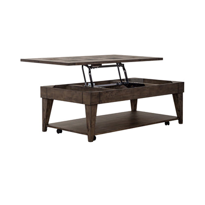 Arrowcreek - 3 Piece Living Room Set - Dark Brown - Hornell Furniture Outlet