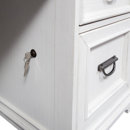 Allyson Park - Desk - White - Hornell Furniture Outlet