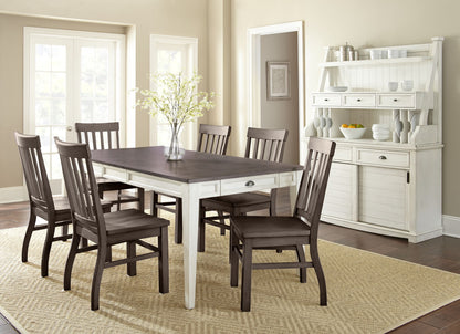 Cayla - Dining Set - Two - Tone - Hornell Furniture Outlet