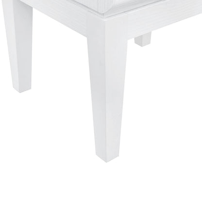 Reflections - 3 Piece Vanity Set - Pearl White & Rhinestone - Hornell Furniture Outlet