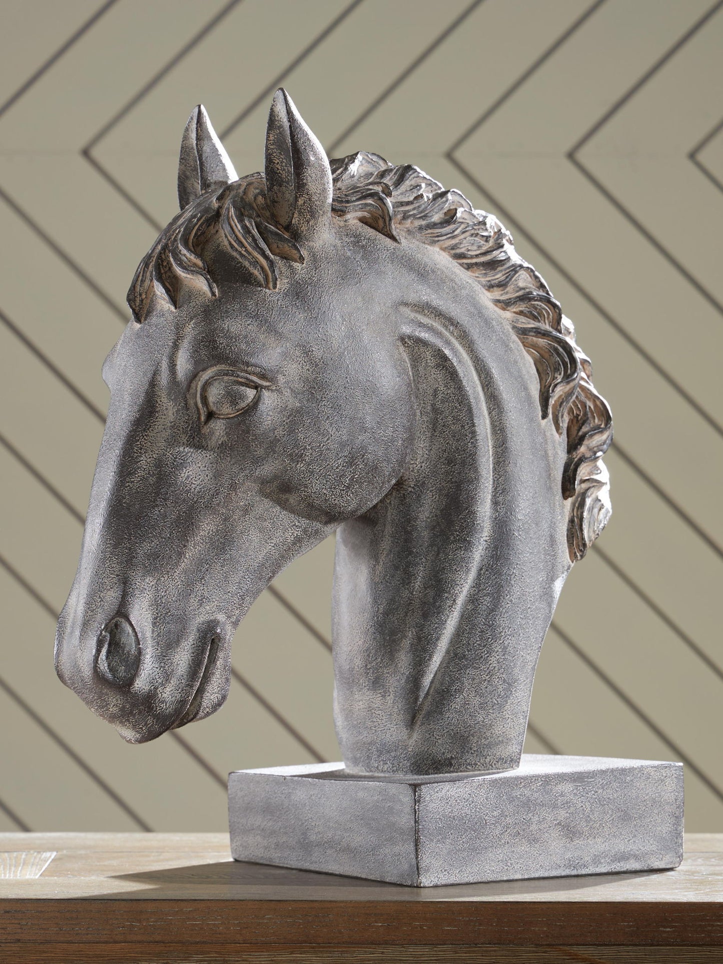 Carnlow - Sculpture - Antique Black - Hornell Furniture Outlet