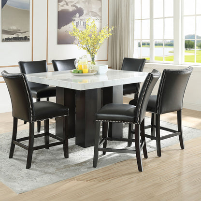 Camila - Square Counter Dining Set - White Top - Hornell Furniture Outlet