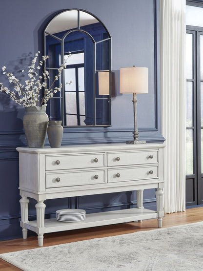 Montelaine - Dining Room Server - Antique White - Hornell Furniture Outlet