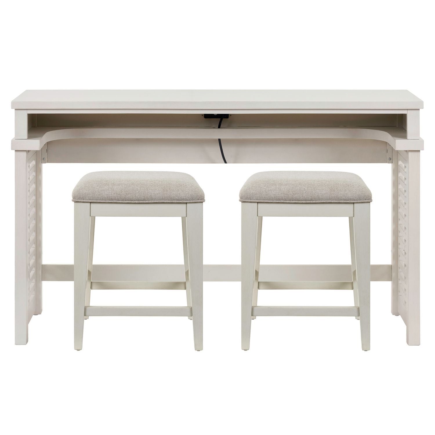 Berkley Square - 3 Piece Console Set - Brown - Hornell Furniture Outlet
