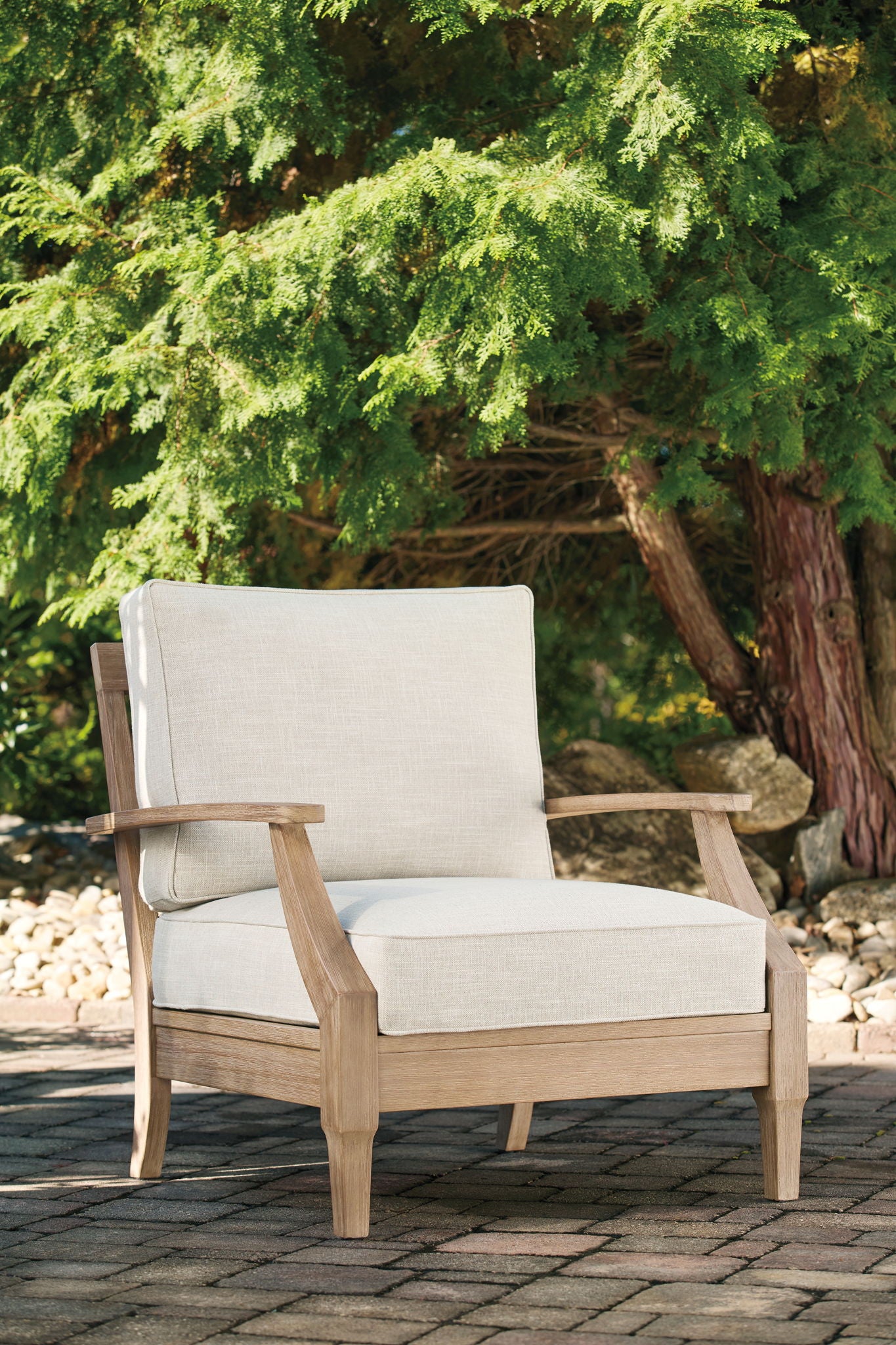 Carter Hall - Beige - Lounge Chair With Cushion - Hornell Furniture Outlet