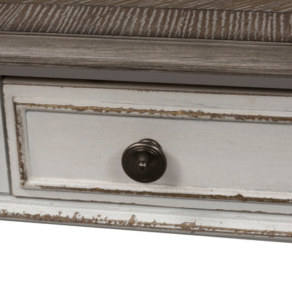 Magnolia Manor - Rectangular Cocktail Table - White - Hornell Furniture Outlet