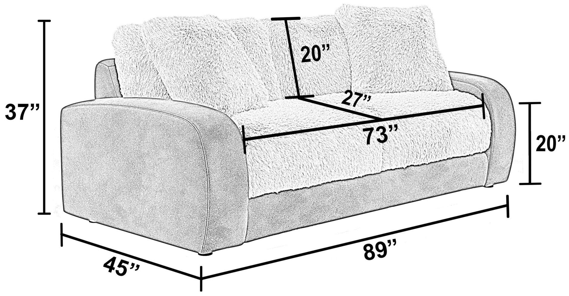 Snowball - Sofa - Taupe - Hornell Furniture Outlet