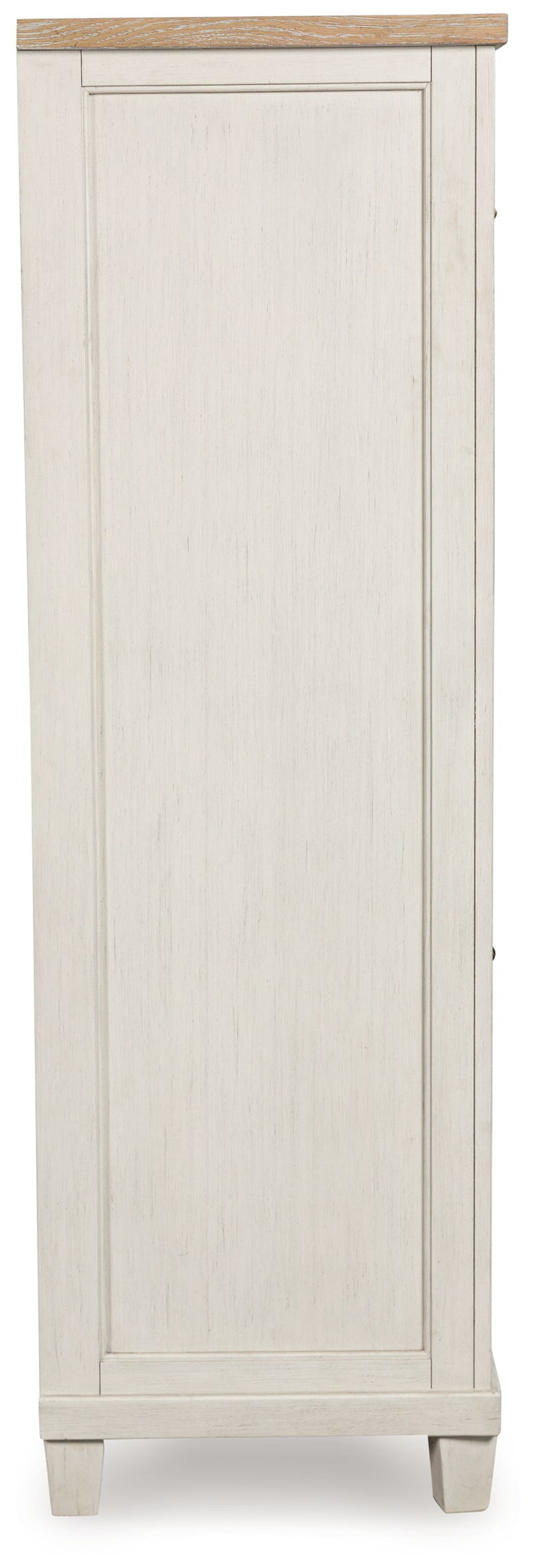 Shaybrock - Antique White / Brown - Door Chest - Hornell Furniture Outlet