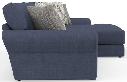 Cape May - Sofa Chaise With Comfort Coil Seating And 5 Accent Pillows Included - Hornell Furniture Outlet