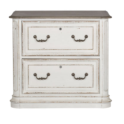 Magnolia Manor - Jr Executive Media Lateral File - White - Hornell Furniture Outlet