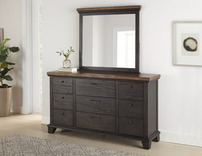 Bear Creek - Dresser And Mirror - Hornell Furniture Outlet
