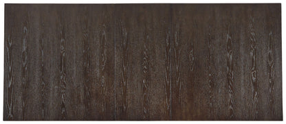 Burkhaus - Dark Brown - Rectangular Dining Room Extension Table - Hornell Furniture Outlet
