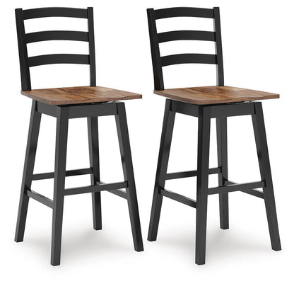 Wildenauer - Swivel Stool (Set of 2) - Hornell Furniture Outlet