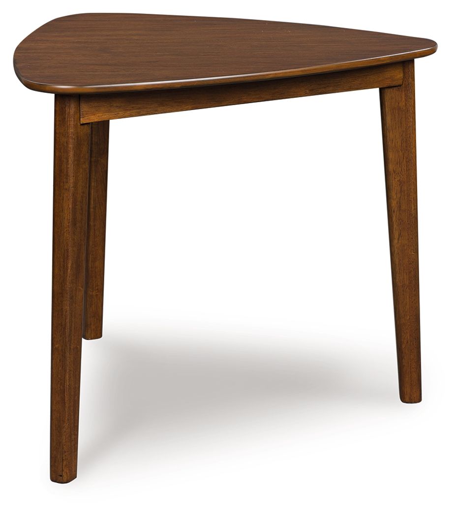 Tameride - Brown - Triangle Dining Room Table - Hornell Furniture Outlet