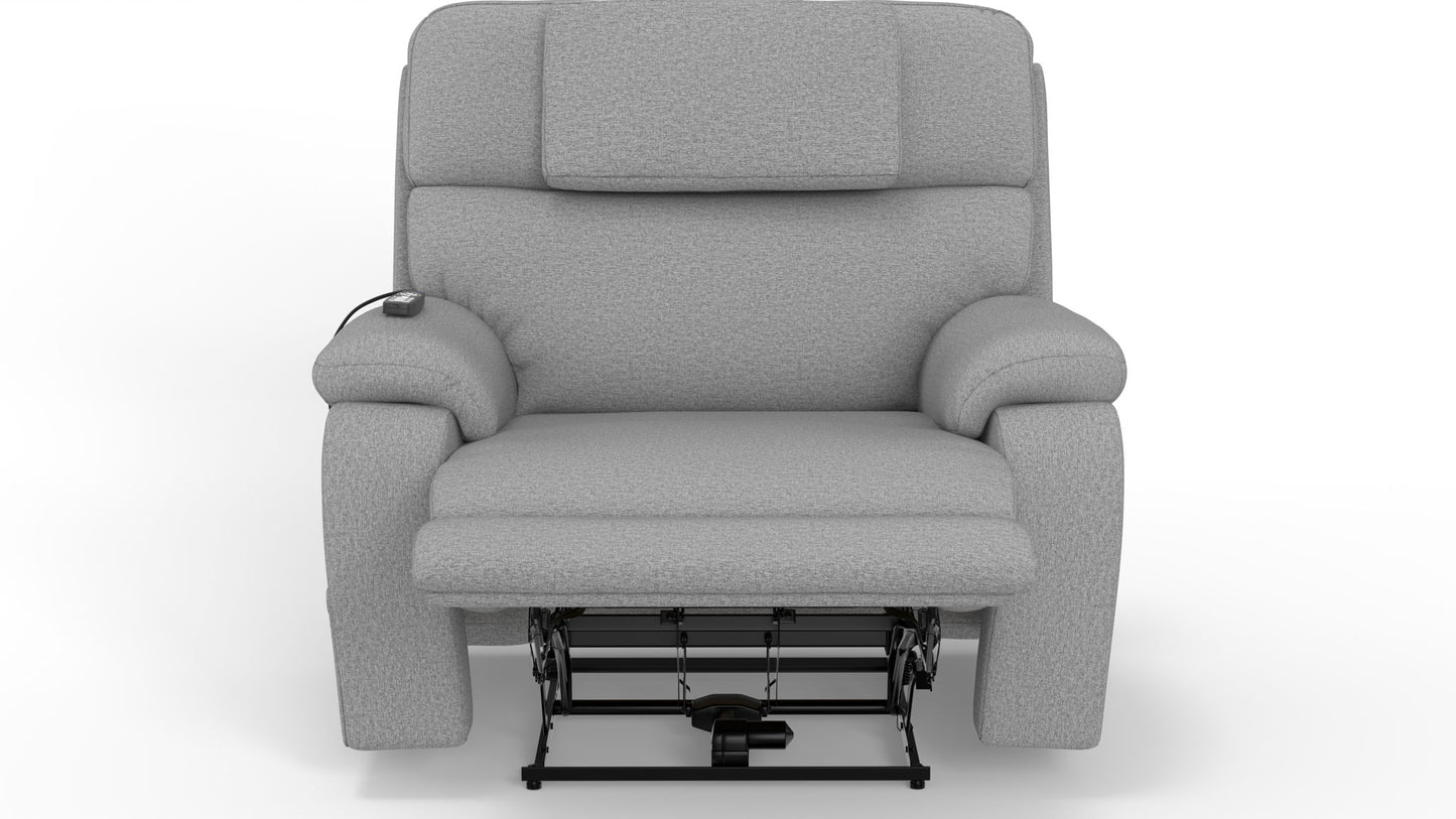 Dreamtime - 48" Power Headrest Power Lay Flat Recliner With CR3 Heat/Massage/Zero Gravity - Hornell Furniture Outlet