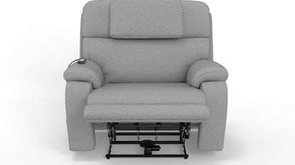 Dreamtime - 48" Power Headrest Power Lay Flat Recliner With CR3 Heat/Massage/Zero Gravity - Hornell Furniture Outlet