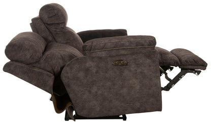 Sedona - Power Headrest Lay Flat Reclining Sofa - Hornell Furniture Outlet