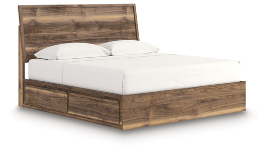 Chirason - Panel Bed With Storage - Hornell Furniture Outlet