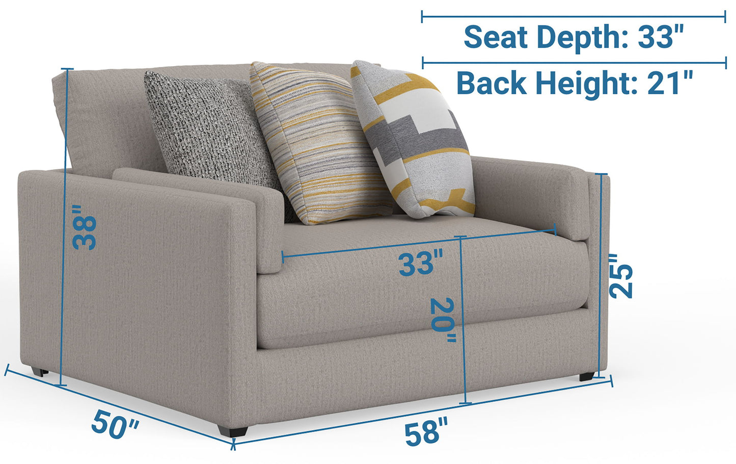 Trevor - Chair 1/2 - Hornell Furniture Outlet