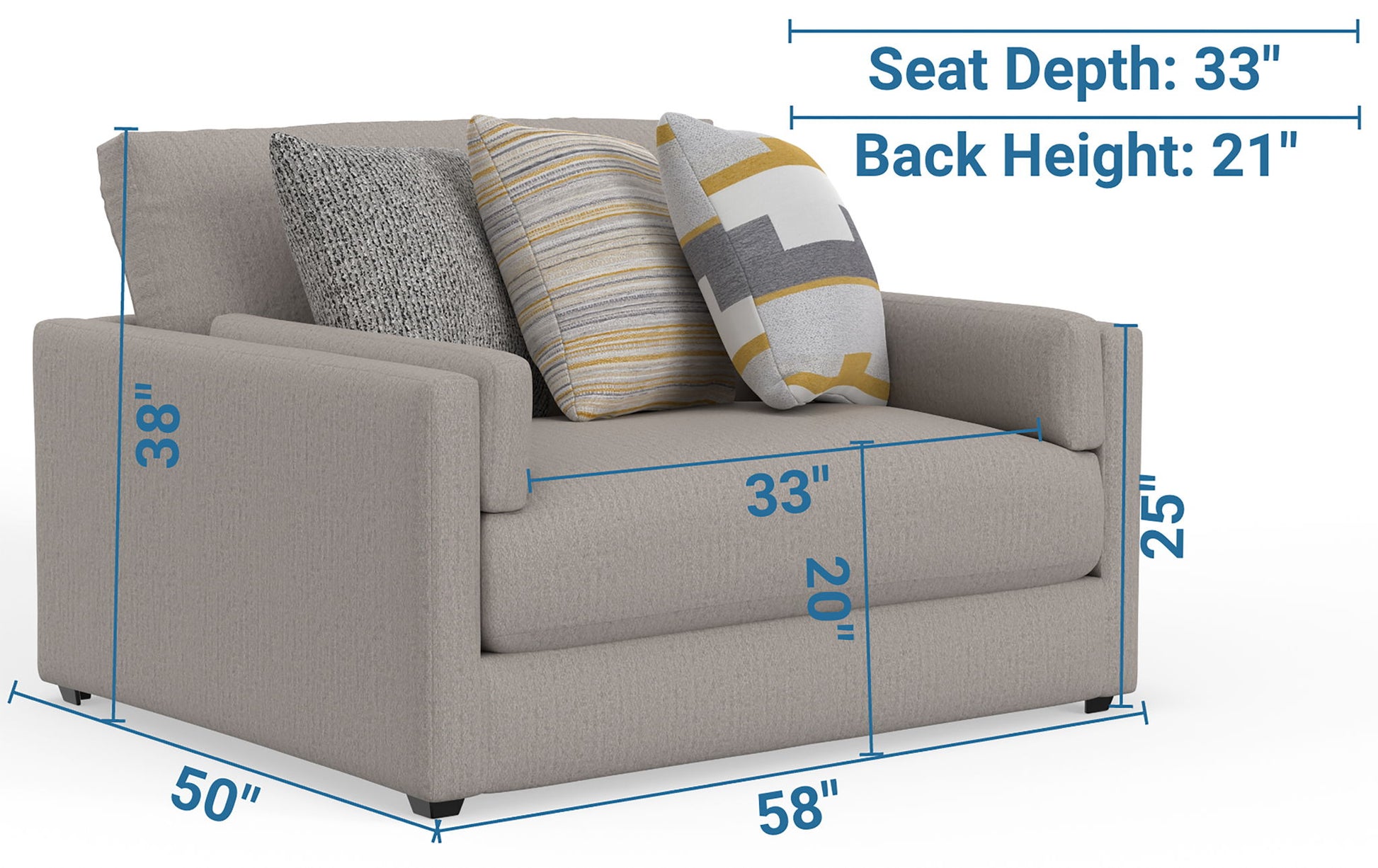 Trevor - Chair 1/2 - Hornell Furniture Outlet