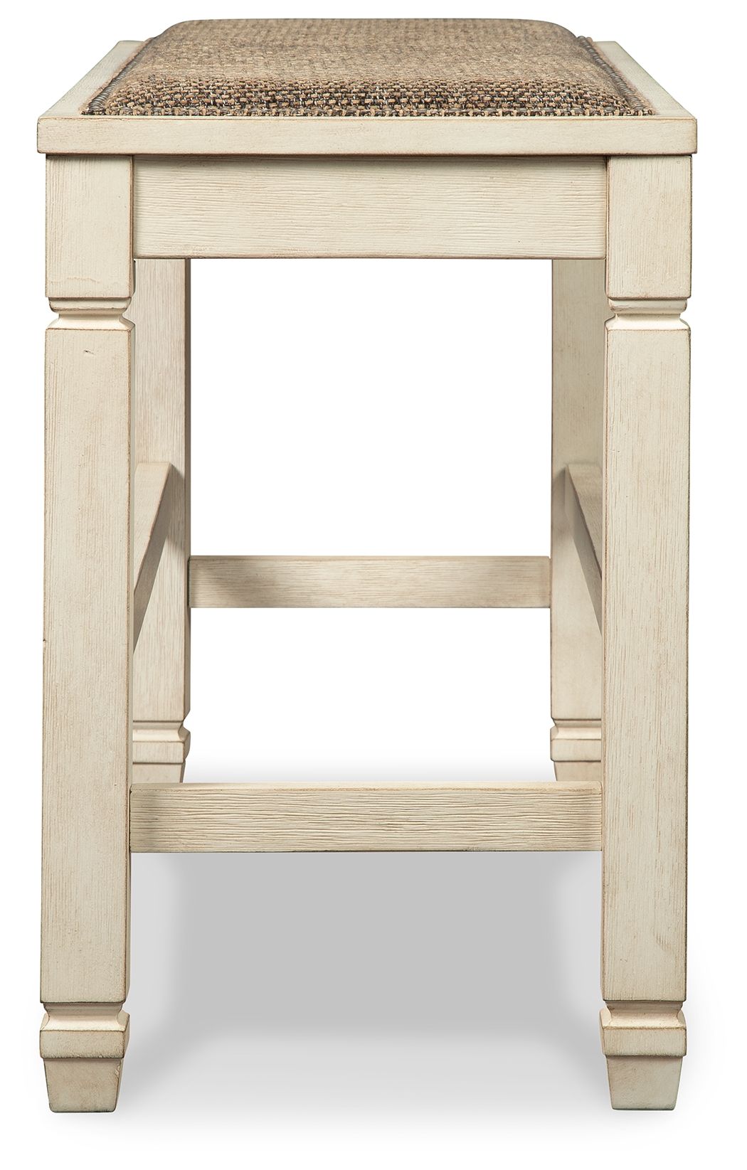 Bolanburg - DBL Counter UPH Bench - Beige - Hornell Furniture Outlet