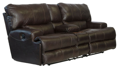 Wembley - Lay Flat Reclining Console Loveseat - Hornell Furniture Outlet