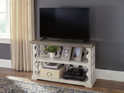 Havalance - Console Sofa Table - Gray / White - Hornell Furniture Outlet