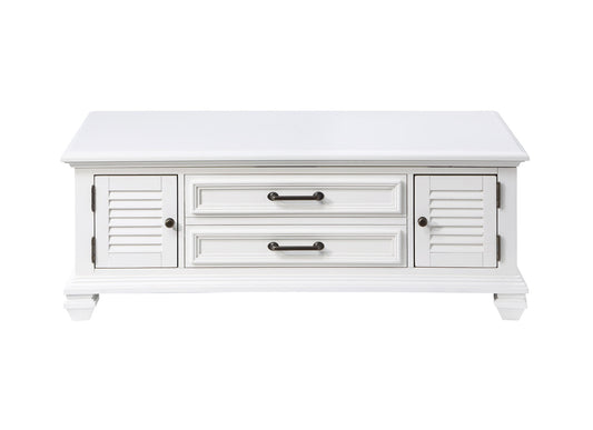 Charlestown - Lift Top Coffee Table - White - Hornell Furniture Outlet