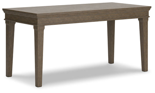 Janismore - Weathered Gray - Home Office Desk - Hornell Furniture Outlet