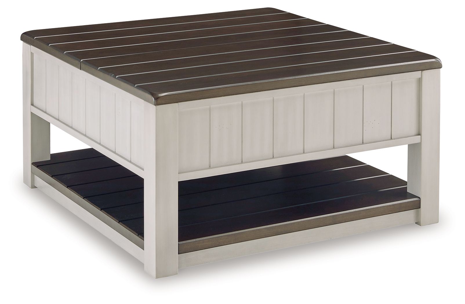 Darborn - Gray / Brown - Lift Top Cocktail Table - Hornell Furniture Outlet