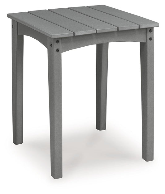Cove Beach - Square End Table - Gray - Hornell Furniture Outlet