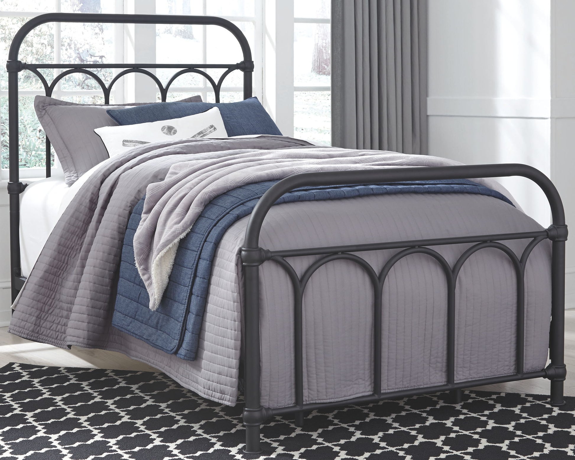 Nashburg - Arch Bed - Hornell Furniture Outlet