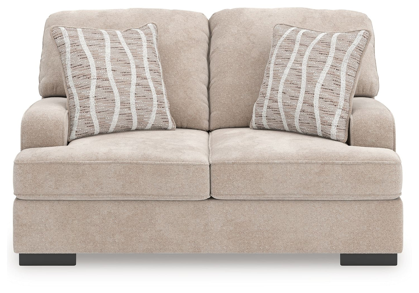 High Profile - Loveseat - Taupe - Hornell Furniture Outlet