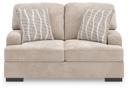 High Profile - Loveseat - Taupe - Hornell Furniture Outlet