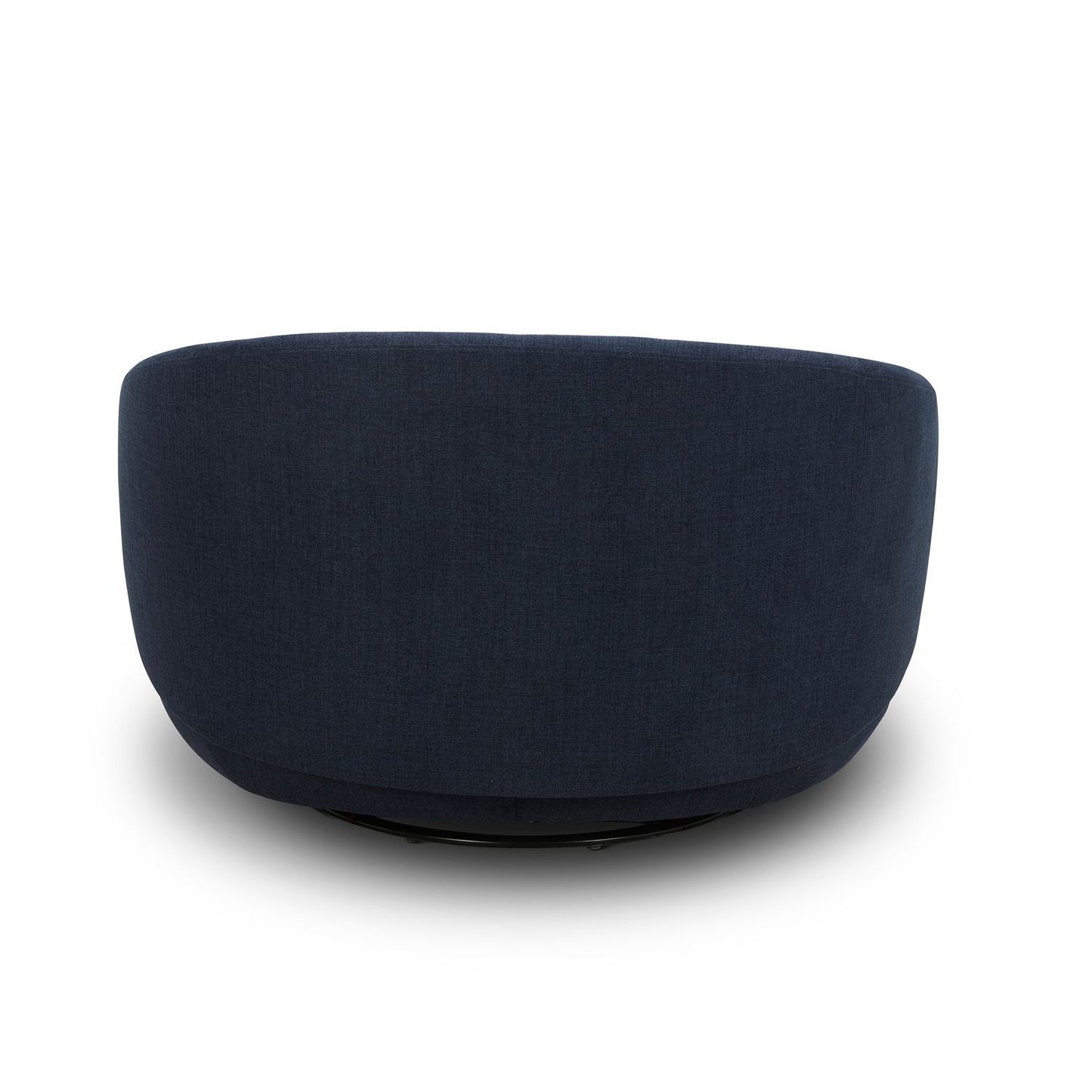 Haley - Upholstered Swivel Cuddler Chair - Hornell Furniture Outlet