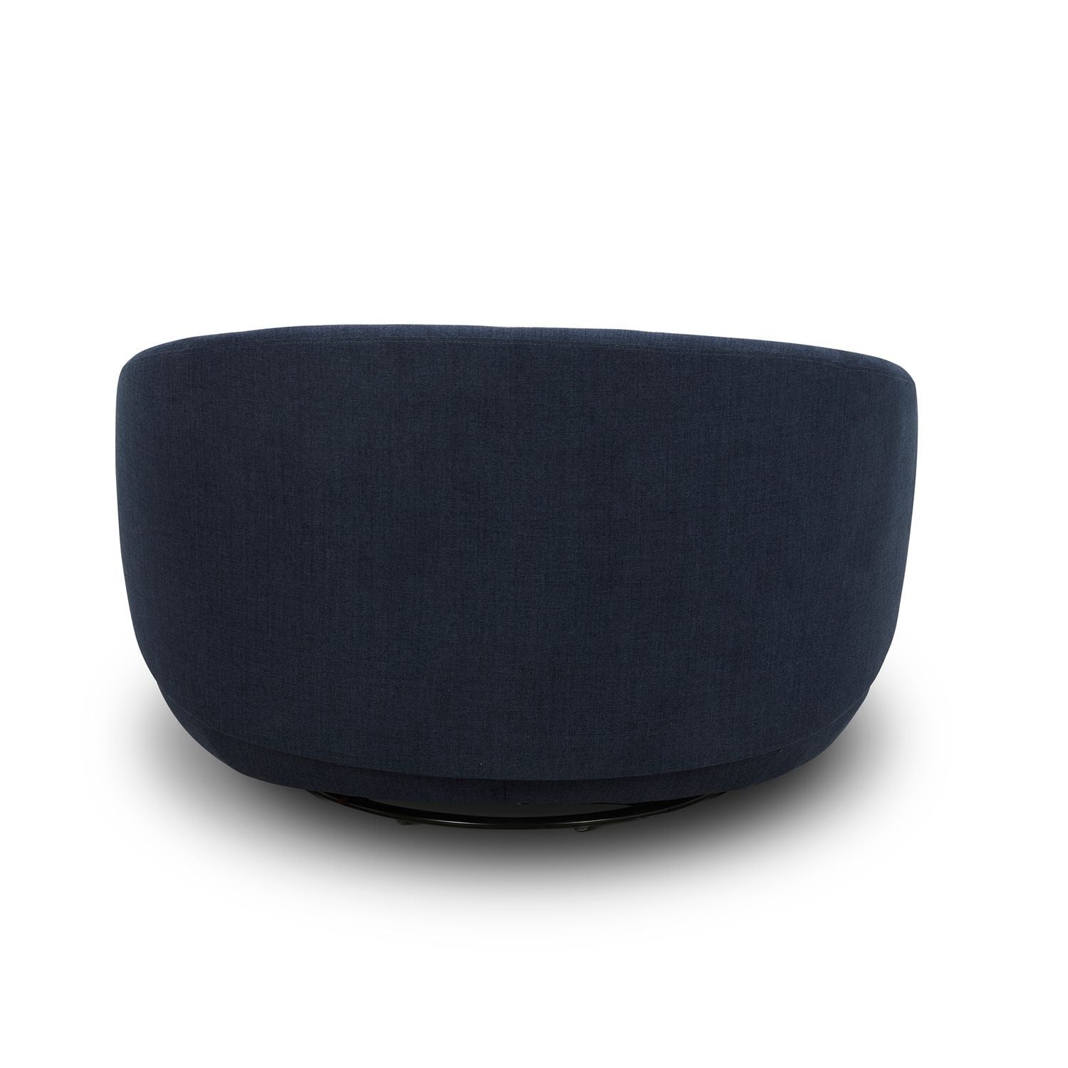 Haley - Upholstered Swivel Cuddler Chair - Hornell Furniture Outlet