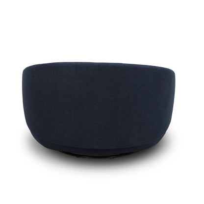Haley - Upholstered Swivel Cuddler Chair - Hornell Furniture Outlet
